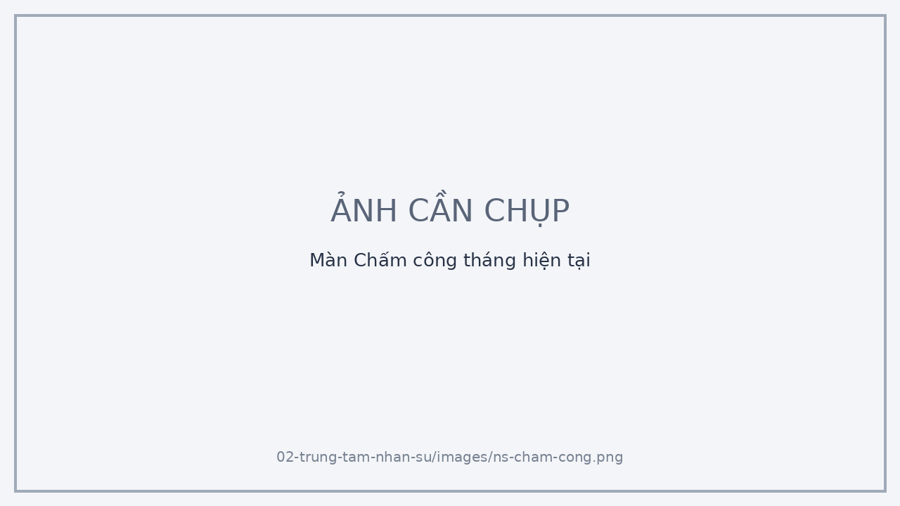 Màn Chấm công tháng hiện tại