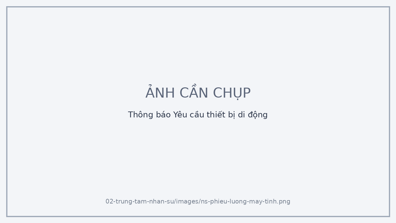 Thông báo Yêu cầu thiết bị di động
