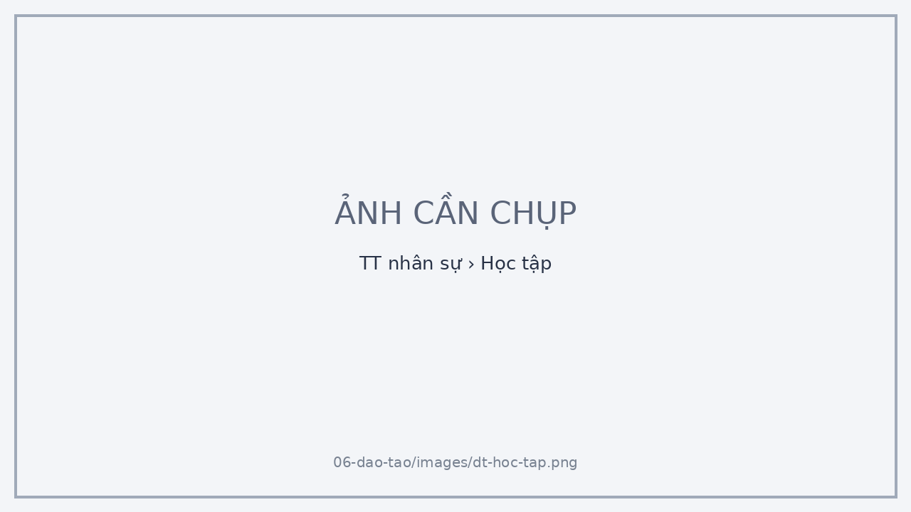 TT nhân sự › Học tập