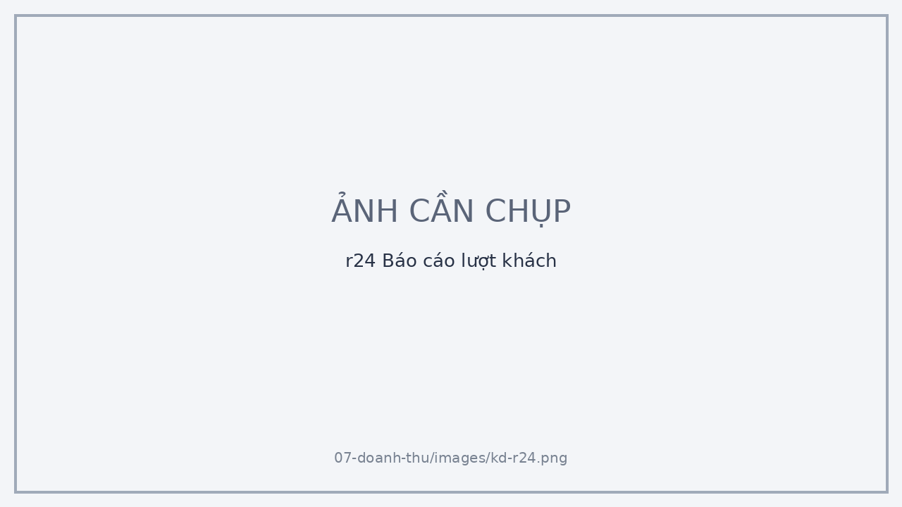 r24 Báo cáo lượt khách