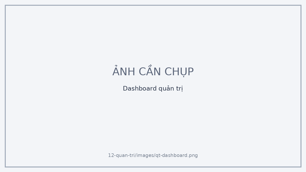 Dashboard quản trị