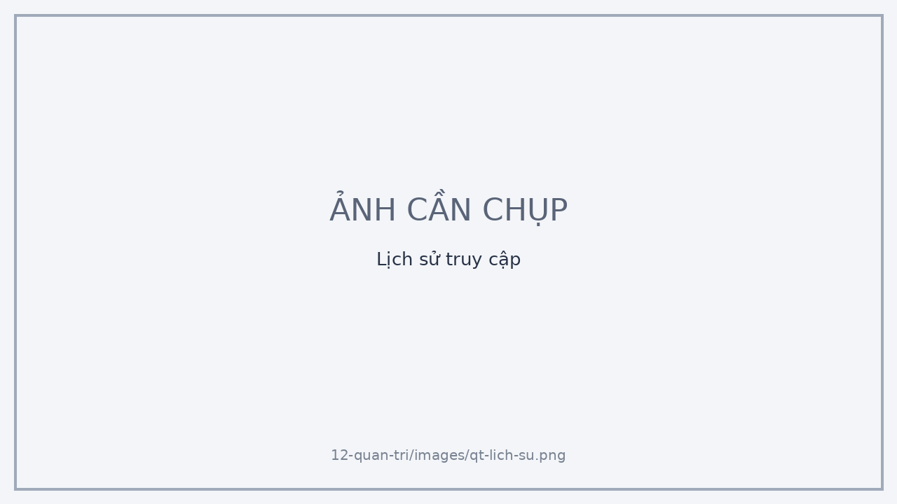 Lịch sử truy cập